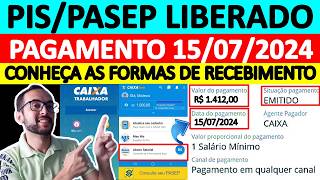 COMO SACAR O PISPASEP LIBERADO EM JULHO DE 2024 FORMAS DE RECEBIMENTO ABONO SALARIAL ANO BASE 2022 [upl. by Faustine]