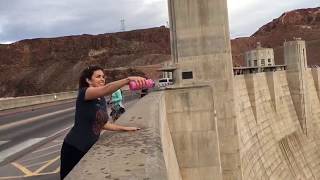 Water quotDefies Gravityquot at the Hoover Dam [upl. by Ahsemed]