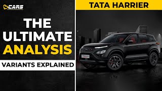 Tata Harrier Variants Explained  XE XM XMS XT XZ XZ XZO Dark Red Dark  May [upl. by Arikihs]