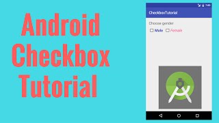 Android Checkbox Tutorial [upl. by Tommi]