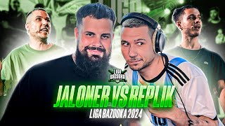 ES UNA BARBARIDAD  REACCIÓN con JALONER a REPLIK VS JALONER  Ligabazooka LUNA PARK 2024💥 [upl. by Haniraz59]