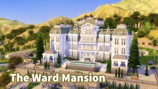 The Ward Den Mansion No CC  House Build Stop Motion  The Sims 4  No CC [upl. by Monk366]