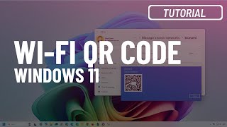 Windows 11 24H2 Create QR Code to share WiFi access [upl. by Ohcamac]