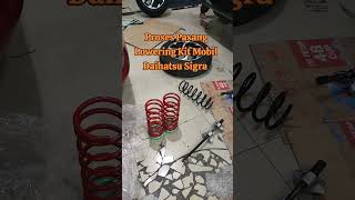 Proses Pemasangan Lowering Kit Mobil Daihatsu Sigra sigrandong sigraindonesia sigramodifikasi [upl. by Eudora195]