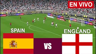 LIVE  Spain vs England  THE FINAL  UEFA EURO 2024 I LIVE STREAMING I video game simulation [upl. by Inigo134]