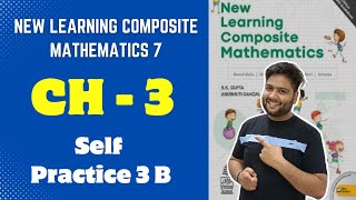 New learning composite mathematics class 7 Exercise 3B [upl. by Ardis54]