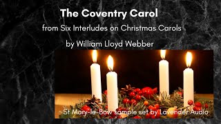 William Lloyd Webber  The Coventry Carol [upl. by Tina811]