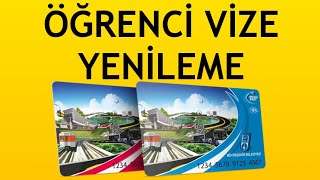 Ankarakart Öğrenci Vize Yenileme Nasıl Yapılır [upl. by Epilihp]