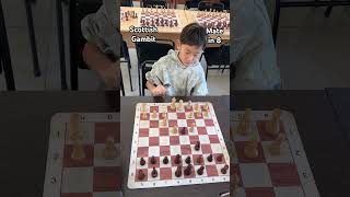 Scottish gambit mate in 8 moves ♟️chess chesstrap chesslesson chesstactics chessgame [upl. by Brendin]