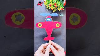 Easy Diy kids Paper craft🛩️❤️😨shorts trending viralvideo funny story flight diy craft kids [upl. by Feilak]