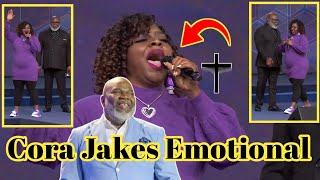 bishop td jakess beloved daughter cora jakes gets emotional  try not to cry 😭😢 [upl. by Roselane388]