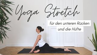 Yoga Stretch für den unteren Rücken amp die Hüfte  Anspannung lösen in 20 Minuten [upl. by Maillliw]