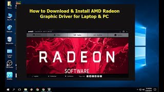 How to Download amp Install AMD Radeon Graphic Driver for Laptop amp PC Official [upl. by Doehne156]