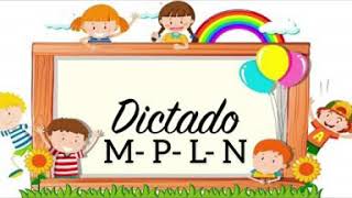 DICTADO DE PALABRAS MPLNPARA NIÑOS DE 1ero y 2do básico [upl. by Ilam]