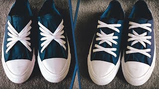 9 Cool shoes lace styles  how to tie shoelaces  shoe lacing styles  cool shoeLacing tutorials [upl. by Ailee]