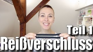 einfacher nichtteilbarer Reißverschluss  mit Anna von einfach nähen [upl. by Adnawt]