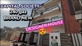 240 gaz BRAND NEW DESIGNER HOUSE 😱 FOR SALE AT CAPITAL SOCIETY ❤️😍💯 [upl. by Nnairek575]