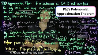 Pal Approximation Theorem [upl. by Ecydnak]