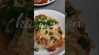 Tasty Japanese KATSUDON Fried Pork Cutlet w Egg DailyDinners Shorts [upl. by Ybhsa]