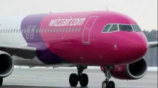 Lotnisko Lublin Pierwsze lądowanie samolotu Wizz Air [upl. by Heim]