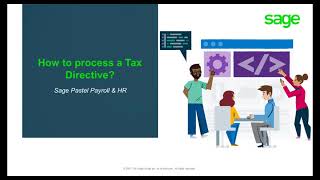 Sage Pastel Payroll How to process a tax directive [upl. by Veriee]