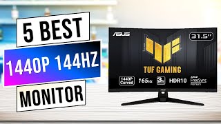 Best 1440p 144Hz Monitor in 2024  Top 5 Best 1440p Gaming Monitor [upl. by Anned799]