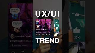 New UXUI Trends on Instagram amp YouTube shorts uxdesign uidesign [upl. by Gilman378]