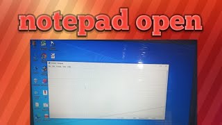 Notepad open Tricks [upl. by Okemak]