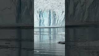 Glacier calving  Glacier Bay Alaska [upl. by Leirbag]