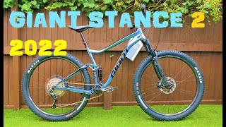 Giant Stance 2 29er 2022 Full Suspension Mountain BIKE [upl. by Nannaihr]