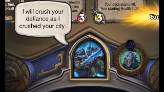 Hearthstone the Lich King Death Knight secret interaction and voice lines [upl. by Htesil567]