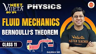 BERNOULLIS THEOREM  FLUID MECHANICS  New NTA Syllabus Gaurav Gupta [upl. by Pinkerton]