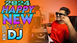 Happy New Year 2024 Dj Song Hard Bass Hindi Nonstop DJ Gan DJAktermix [upl. by Meibers367]