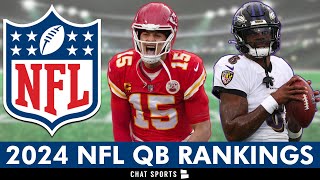 NFL QB Rankings Projecting All 32 Starting Quarterbacks In 2024 amp Ranking Them From Worst To First [upl. by Lenna449]