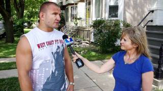 DAMIAN GRABOWSKI INTERVIEW IN CHICAGO FOR POLVISION TV [upl. by Aiam8]