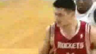 Yao Ming dunks on Kevin Garnett  posterized boston celtics [upl. by Sal]