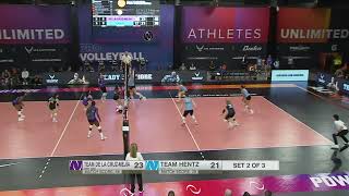 AU Pro Volleyball Game 5 What a rally [upl. by Aelanej]