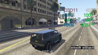 Intel UHD Graphics 610  Intel Celeron G4900  Grand Theft Auto V GTA V Benchmark No VSync [upl. by Kowtko]