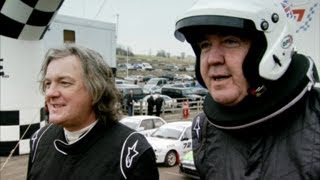 Rallycross on a Budget Part 1  Series 18  Top Gear  BBC [upl. by Nomar154]