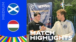 ScoziaUngheria 65 gol e highlights  MEDIUM Euro 2024 [upl. by Litnahs]