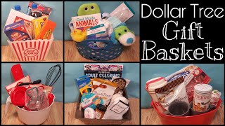 Dollar Tree Gift Baskets • five baskets averaging 10 each [upl. by Natale]