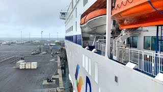 Caen to Portsmouth on the Mont St Michel  Brittany Ferries [upl. by Cirtemed]