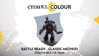 How to Paint Deathwatch Kill Team – Classic Method [upl. by Gemperle264]