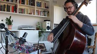 double bass meets Buchla [upl. by Adnalor30]