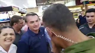 Bolsonaro visita supermercado no Guarujá confirma apresentação da reforma administrativa [upl. by Aniuqaoj]