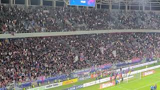 PELUZA NORD STEAUA  BUCURIA CALIFICARII IN GRUPELE EUROPA LEAGUE  FCSB vs LASK LINZ [upl. by Eiralav]