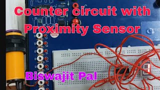 Decade counter circuit using Proximity Sensor [upl. by Morville860]