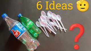 6 Easy Best Out Of Waste Material Crafts Idea Home Decor Ideas [upl. by Azelea142]