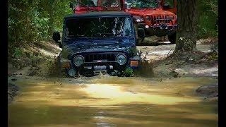 Romp in the Swamp  a Jeep 4x4 offroading trail ride in Central Florida [upl. by Ynahteb]