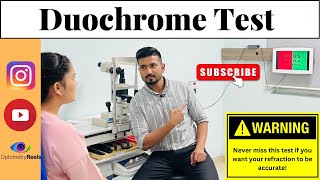 Duochrome test  Monocular subjective refraction End point of spherical refraction [upl. by Adhamh]